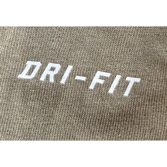 Nike Men's Dri Fit Camo Swoosh Slate Short Sleeve Shirt Athletic Cut Size Medium - Picture 3 of 4